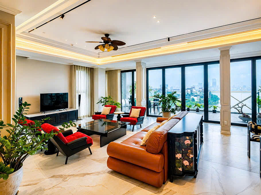 Lake View 3BR Apartment on Xuan Dieu, Westlake gallery image 3